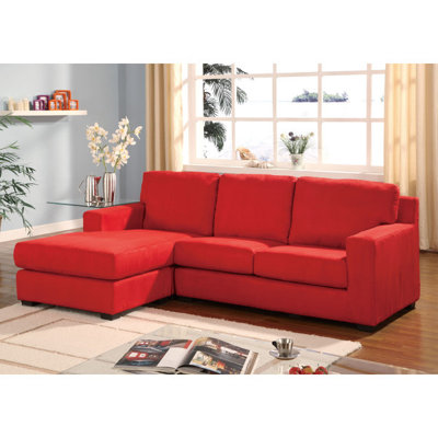 Wildon Home 6028 Reversible Chaise Sectional Upholstery