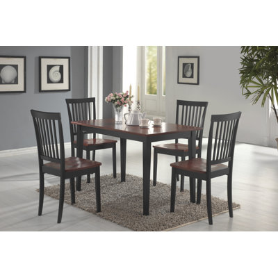 Laurel 5 Piece Dining Set Finish Cappucino Cherry