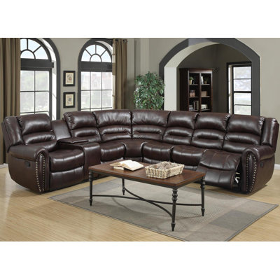 CST39207 28021631 Wildon Home Burgundy Sectionals