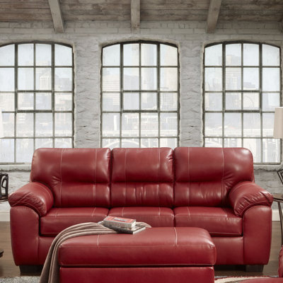 Red Barrel Studio RBRS2406 Rainsburg Red Sleeper Sofa