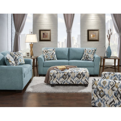 World Menagerie WLDM8259 Easthampton 3 Piece Living Room Set
