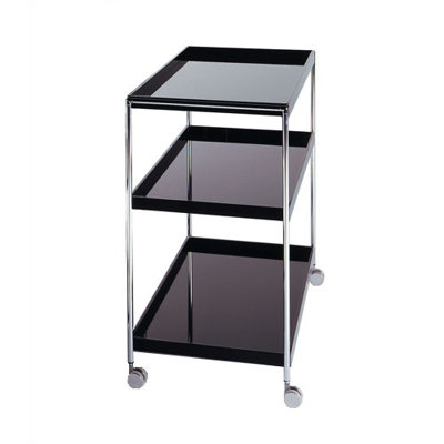 Kitchen Cart Color: Black