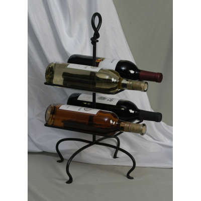 4 Bottle Tabletop Wine Rack
