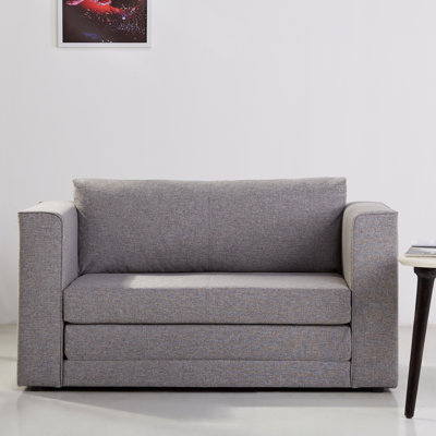 ADC-COR-CLS-NDX-ASH XQS1399 Gold Sparrow Corona Convertible Sleeper Loveseat