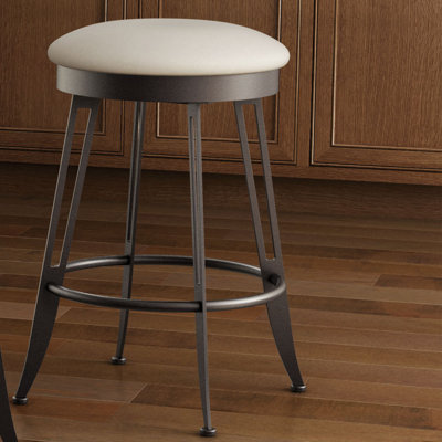Library Luxe Style 26 inch Swivel Bar Stool