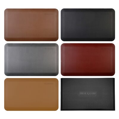 Premium Anti-Fatigue Mat Task Aid Color: Brown, Size: 2 H x 6 W image