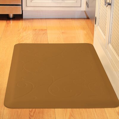 Premium Anti-Fatigue Mat Task Aid Color: Brown, Size: 2 H x 6 W image