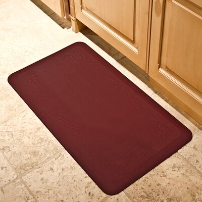 Home Anti-Fatigue Mat Task Aid Size: 36 H x 20 W, Color: Burgundy image