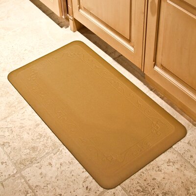 Home Anti-Fatigue Mat Task Aid Size: 36 H x 20 W, Color: Tan image