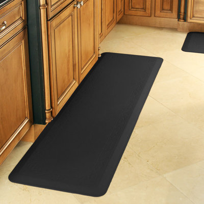 Home Anti-Fatigue Mat Task Aid Size: 20 H x 72 W, Color: Black image