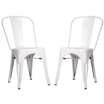 Side Chair Finish: White
