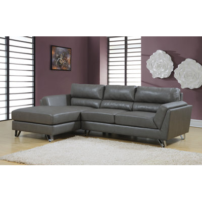 Monarch Specialties Inc. I 8210GY Sectional Upholstery
