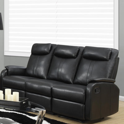 I 81BK-3 MNQ2669 Monarch Specialties Inc. Reclining Sofa
