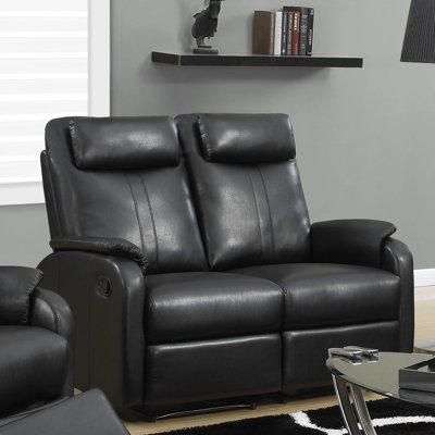 I 81BK-2 MNQ2670 Monarch Specialties Inc. Reclining Loveseat