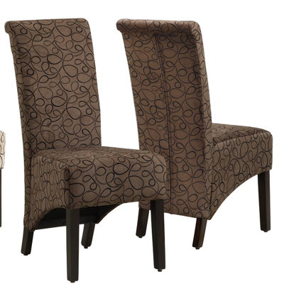 Kimberly Parsons Chair Upholstery: Brown