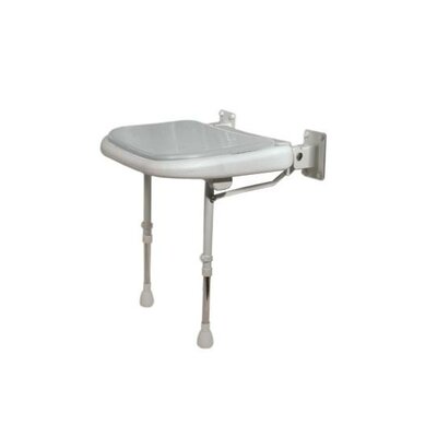 Wide Padded Shower Chair Color: Gray image