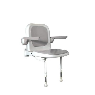 4000 Series Padded Shower Chair Color: Gray image