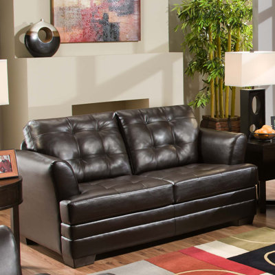 2055-02 Manhattan Espresso UFI2505 Simmons Upholstery Manhattan Loveseat