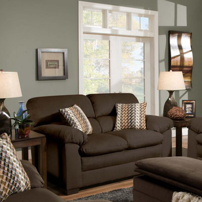 3685-02 Lakewood Cappuccino UFI2509 Simmons Upholstery Lakewood Loveseat