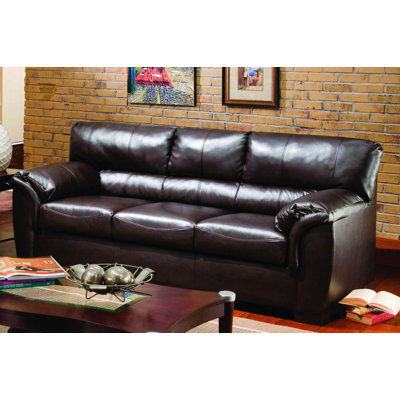 1797-04F London Walnut UFI2574 Simmons Upholstery London Full Sleeper Sofa