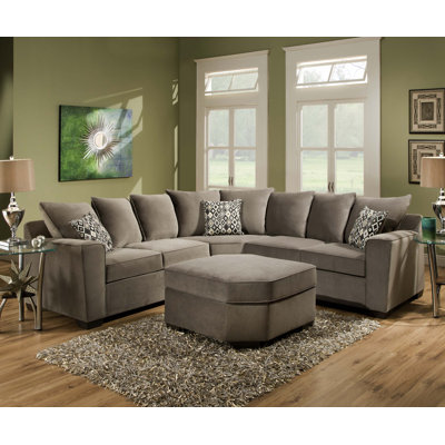 Simmons Upholstery UFI2727 Roxanne Sectional