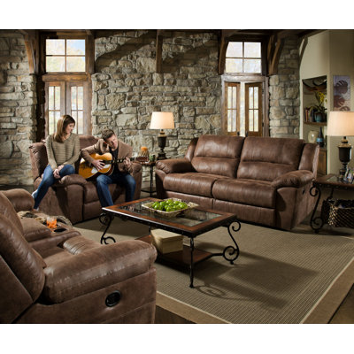 50111BR-53 Phoenix Mocha Simmons Upholstery Living Room Sets