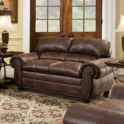 7510-02 Padre Espresso UFI2833 Simmons Upholstery Padre Loveseat