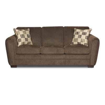 5154-024E Lucas Mocha UFI2884 Simmons Upholstery Lucas Hide-A-Bed Sofa