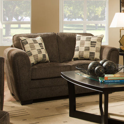 5154-02 Lucas Mocha UFI2883 Simmons Upholstery Lucas Loveseat