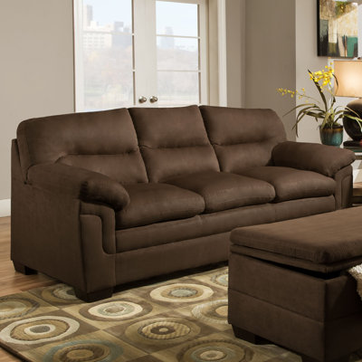 3615-03 Luna Chocolate UFI2876 Simmons Upholstery Luna Sofa I