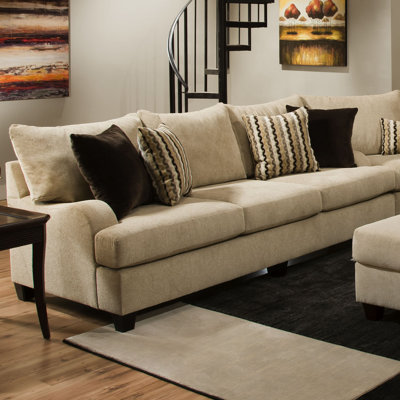 Simmons Upholstery 8520-03 Trinidad Taupe Trinidad Sofa