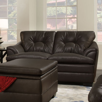 5122-02 Apollo Espresso UFI3007 Simmons Upholstery Apollo Loveseat