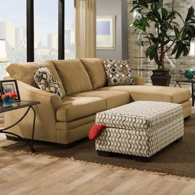 6507-03CC CICERO TAN Simmons Upholstery Sectionals