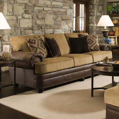 7541-03 Lattimer Cocoa UFI3017 Simmons Upholstery Lattimer Sofa