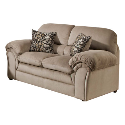 6150-02 Harper Cocoa UFI2513 Simmons Upholstery Harper Loveseat