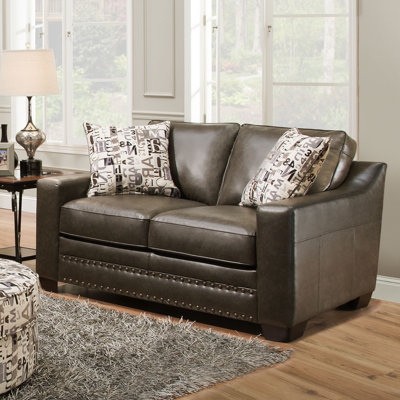 9045-02 Experience Slate UFI3128 Simmons Upholstery Experience Loveseat