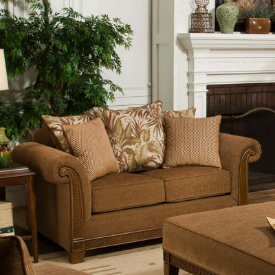 8008-02 Sydney Copper UFI3210 Simmons Upholstery Sydney Loveseat