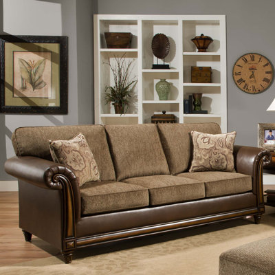 8013-03 Tampa Truffle UFI3213 Simmons Upholstery Tampa Sofa