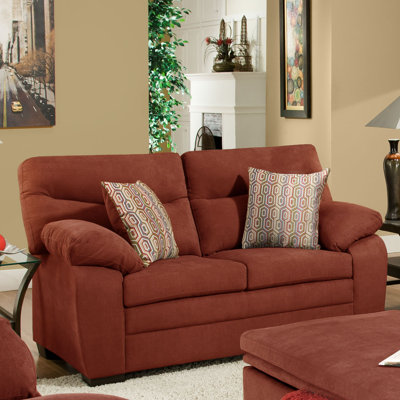 Simmons Upholstery 9521-02 Munchkin Cranapple Munchkin Loveseat