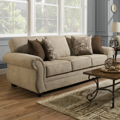 Darby Home Co DABY2845 Simmons Vicki Parchment Sofa