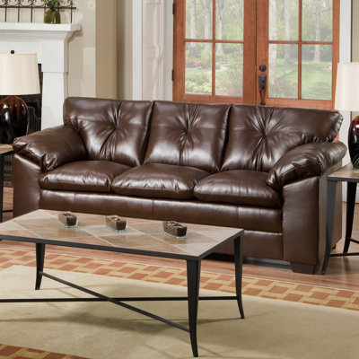 6569-03 Sebring Coffeebean UFI1638 Simmons Upholstery Sebring Sofa