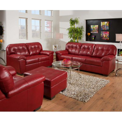 Simmons Upholstery 9569_Sofa / 9569_Loveseat Showtime Living Room Collection