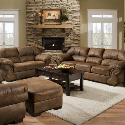 Simmons Upholstery UFI262 Pinto Queen Sleeper Living Room Collection