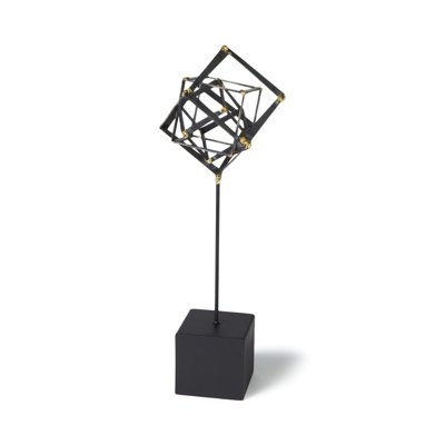 Tilted Cube Sculpture Size: Medium image