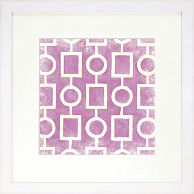 Graphic Pattern Berry Artwork Size: Large image