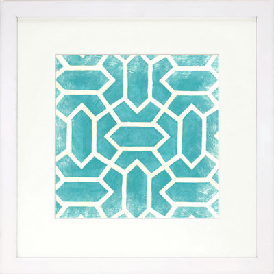 Graphic Pattern Azure Artwork Size: Small image