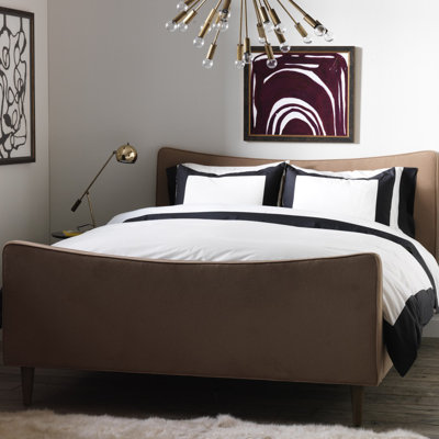 Modern Border Ink Duvet Cover image