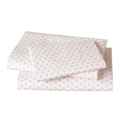Floral Dot Pale Rose Sheet Set image