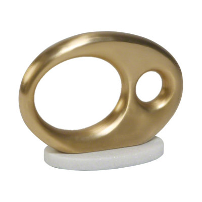 Oval Metal Objet Finish: Brass image