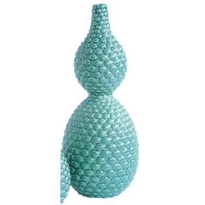 Pebble Double Bulb Vase Size: 18.5 H x 7.5 W x 7.5 D image